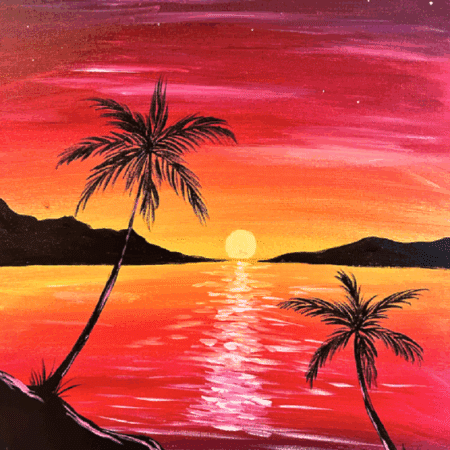 Greenwood Paint Party - Rosy Paradise