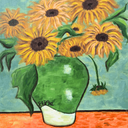 Mass Ave Floral Paint - Sunflowers