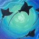 Carmel Serene Sip n Paint- Swimming with Rays