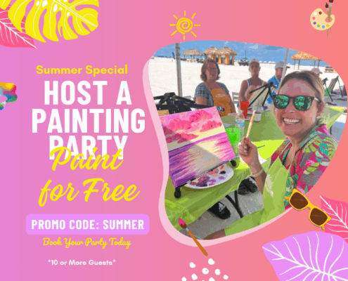 Sizzling Summer Special: The Party Host Paints FREE! ☀️