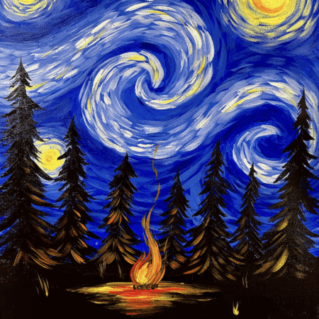 Mass Ave Dreamy Sip n Paint - Under the Stars
