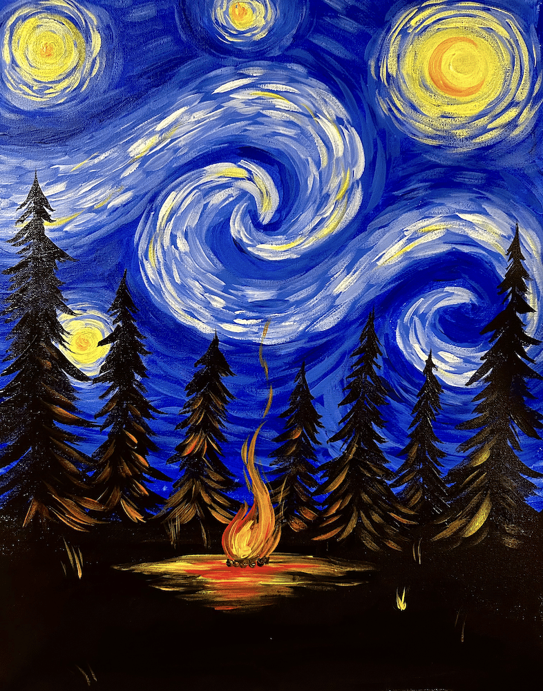 Mass Ave Dreamy Sip n Paint - Under the Stars