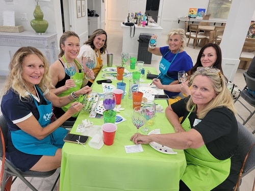 Wine Glass Painting