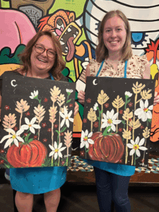 Greenwood Winter Wine and Paint - Moonlit Snowman