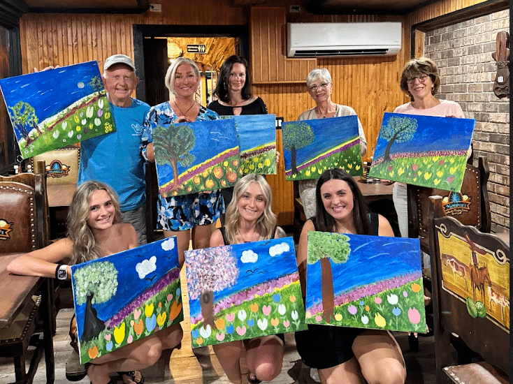 Carmel Paint Night - Lavender Fields