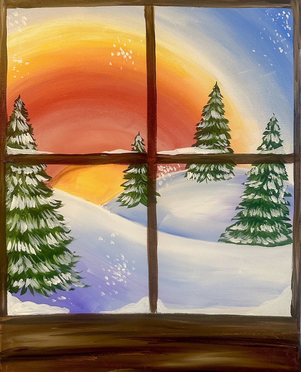 Greenwood Sip and Paint - Chilly Morning