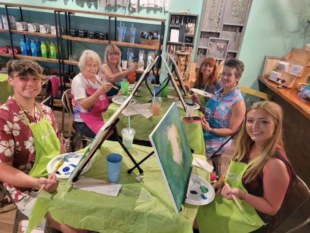 Fountain Square Canvas and Wine – Monarch