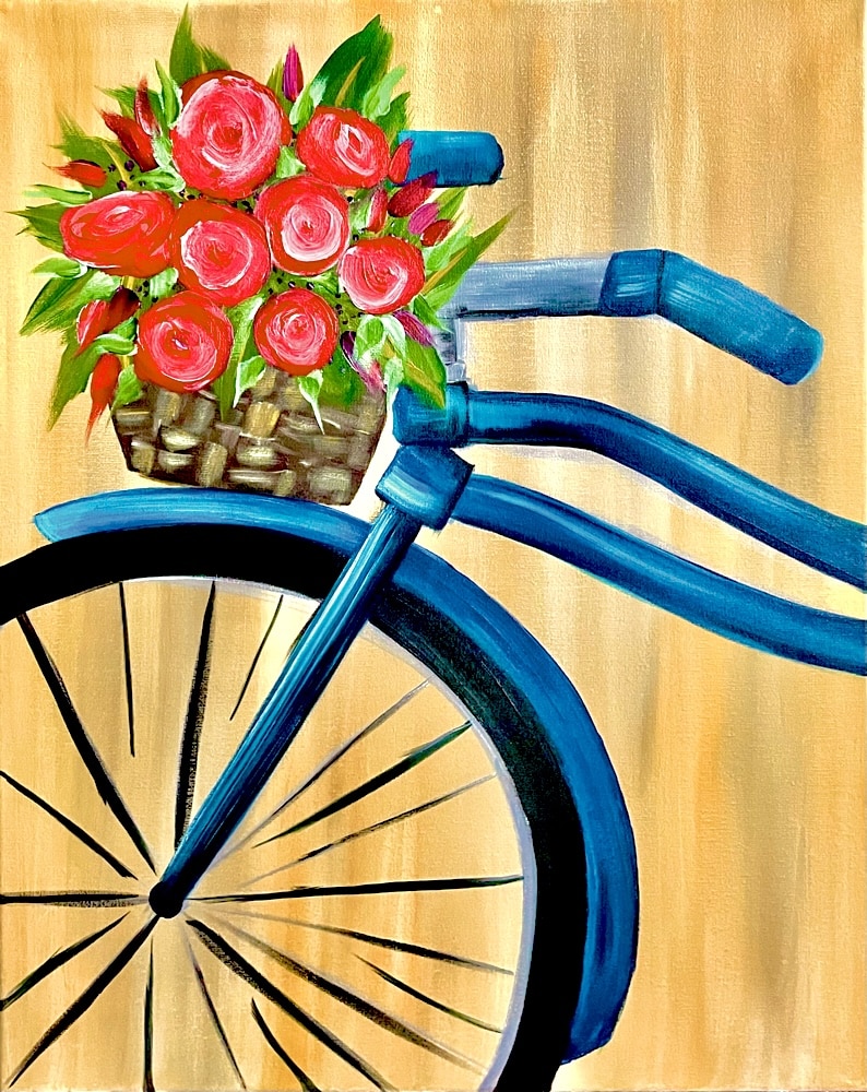 Westfield paint night blue bicycle