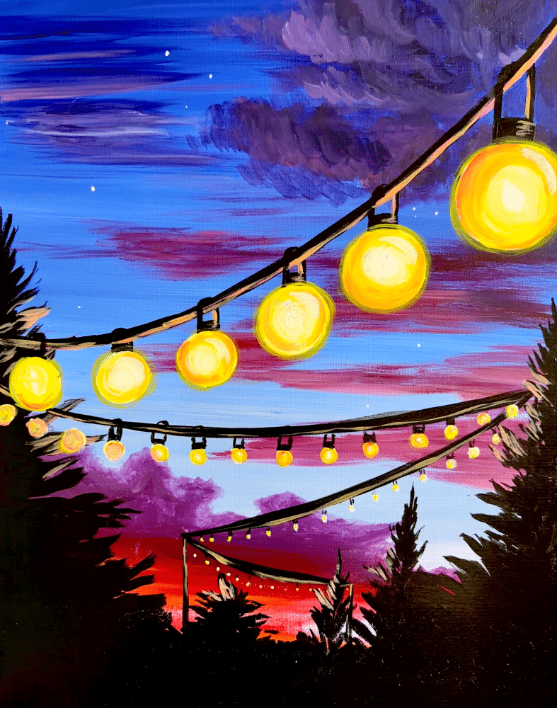Greenwood Paint Party – Spring Lights