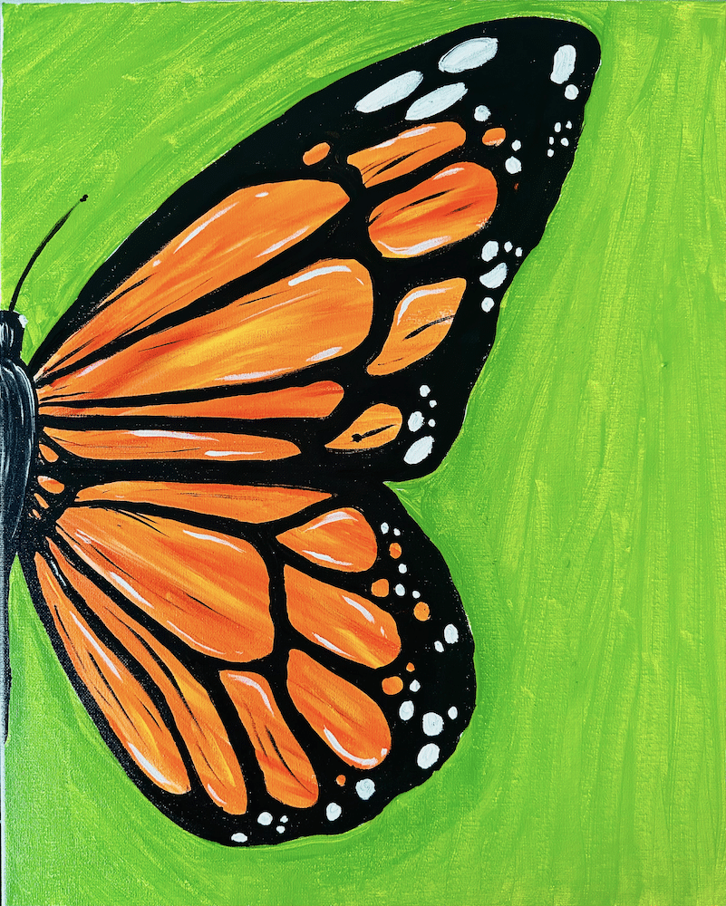 Fountain Square Canvas and Wine - Monarch