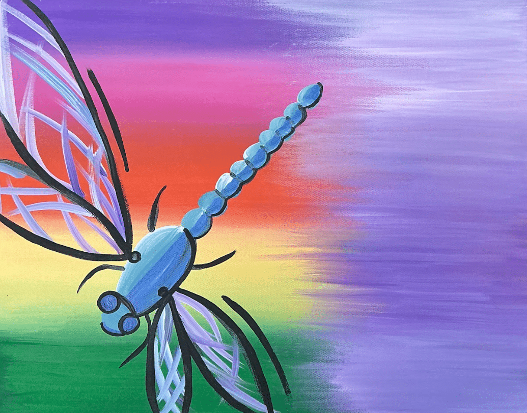 Indy Paint and Sip - Dragonfly