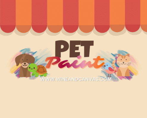 Paint Your Pet with Wine and Canvas 🎨🐾