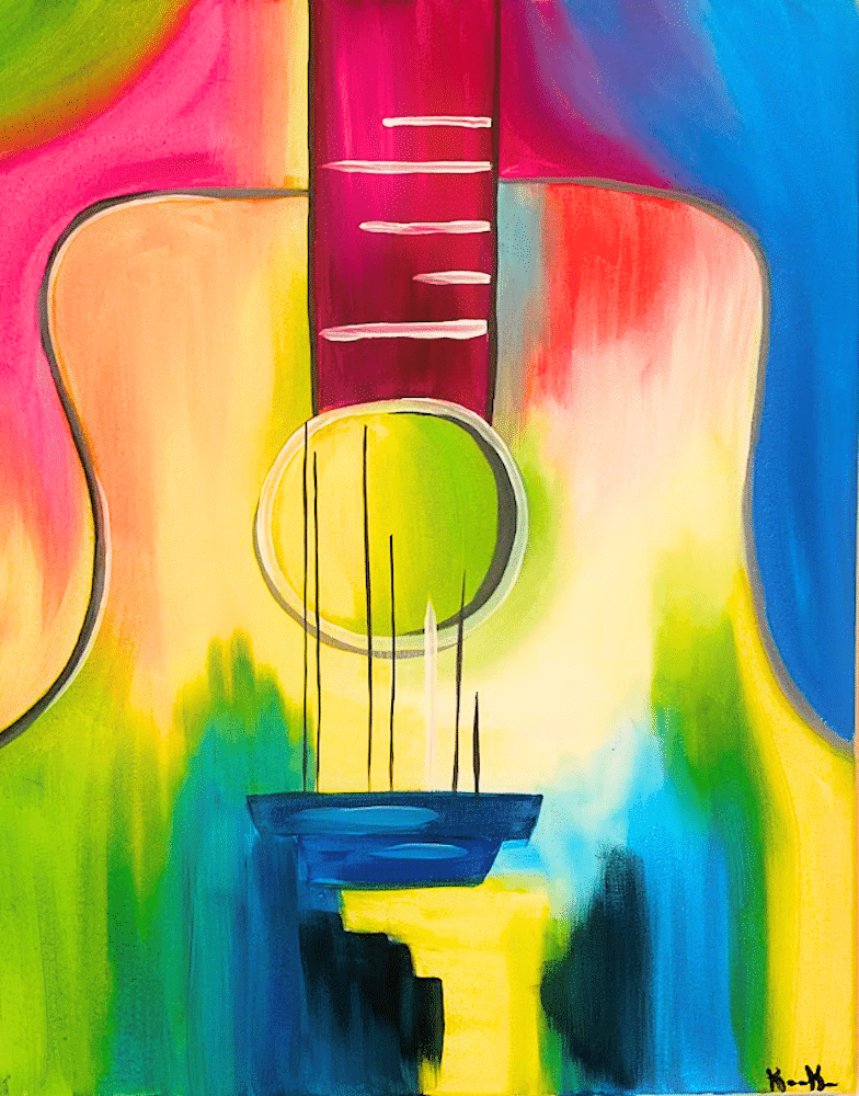 Now at Condado Tacos in Greenwood is our super fun and memorable Greenwood Paint and Sip event called, "The Colorful Acoustic".