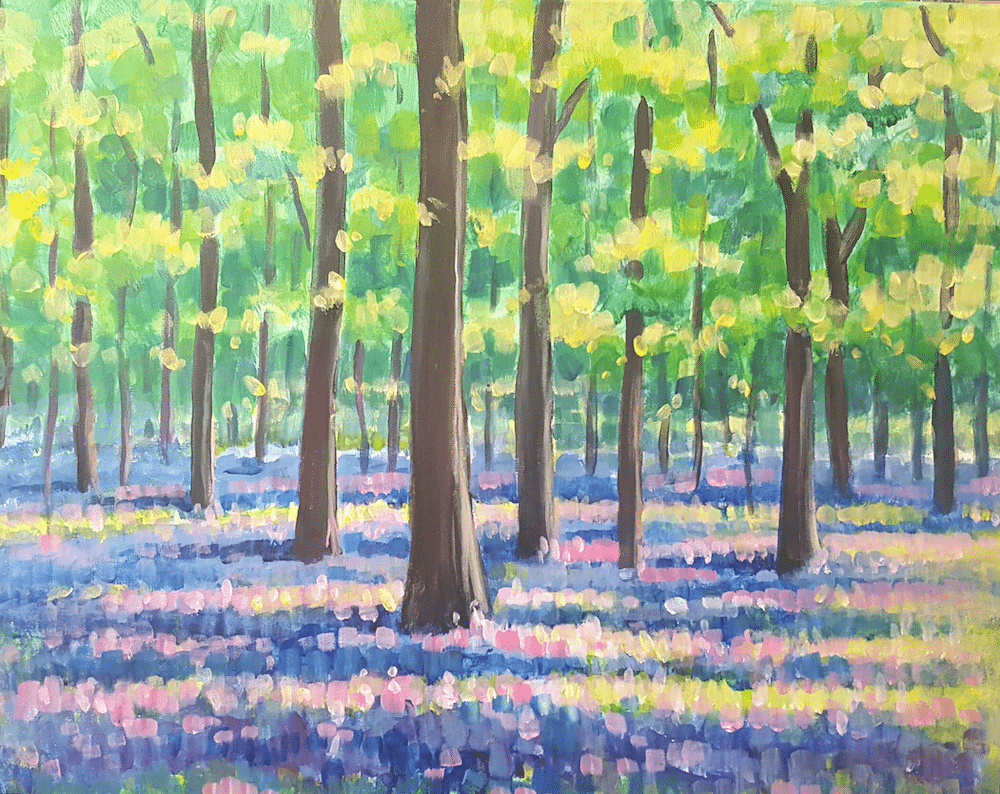 Monrovia Art and Wine - Spring Forest with Lavender