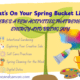 What's on your spring bucket list?