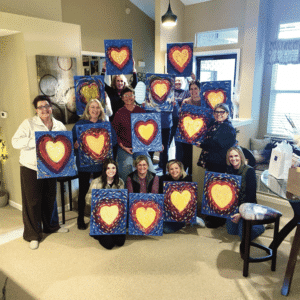Bachelorette Private Painting Party at Upland Fountain Square