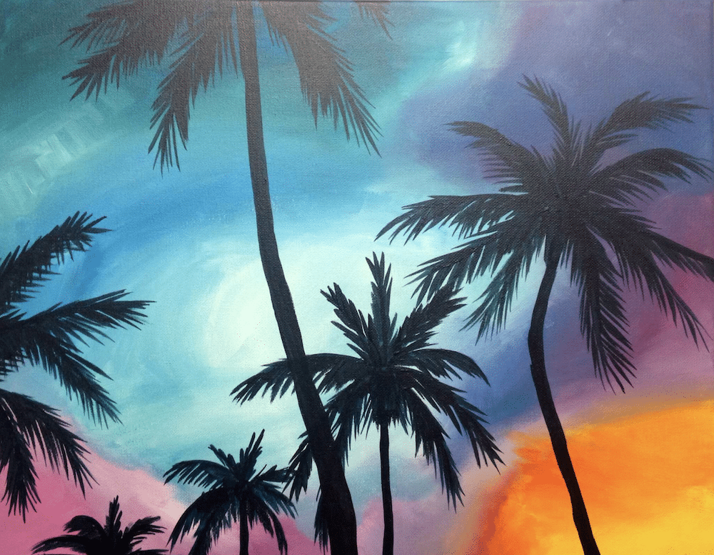 Greenwood Paint and Sip - Sunset Palms