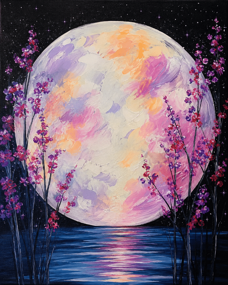 Broad Ripple Paint N Sip - Purple Moon