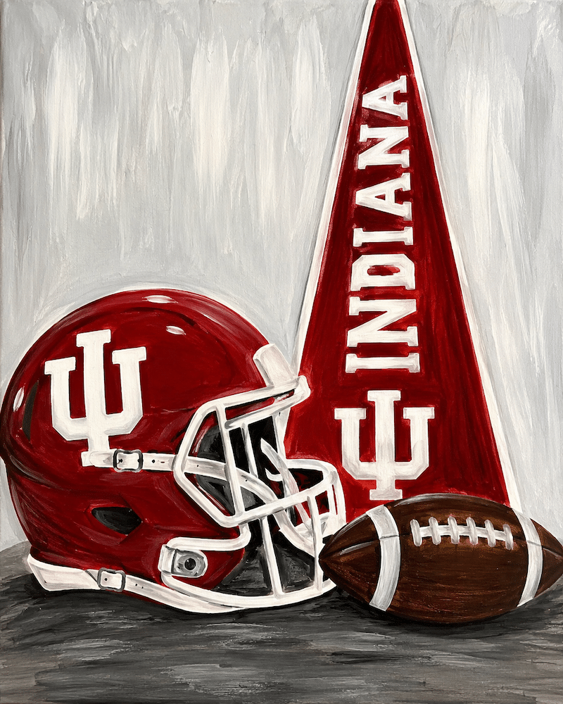 Greenwood Paint Party – Go Hoosiers!