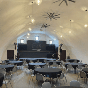 belgian horse winery event room