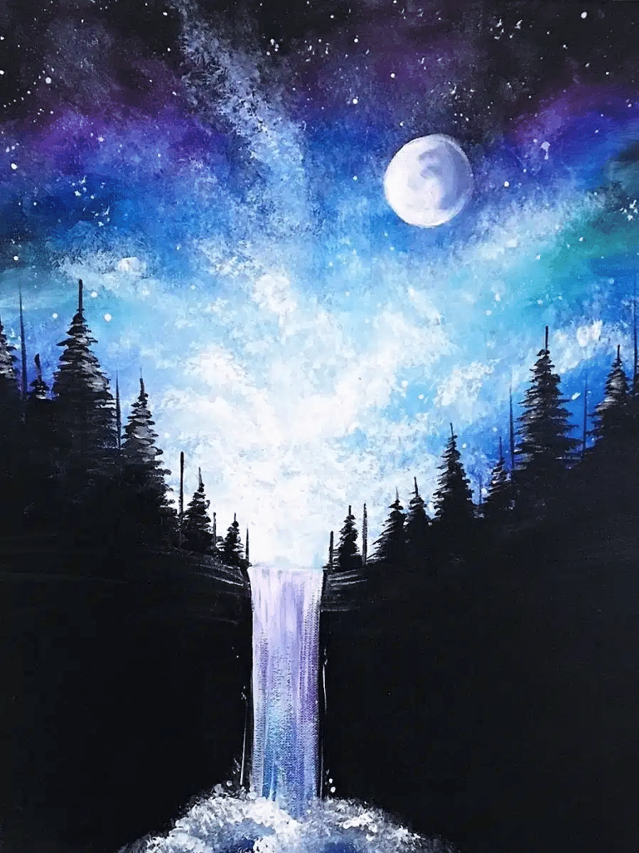 Mass Ave Paint Party - Galaxy Falls