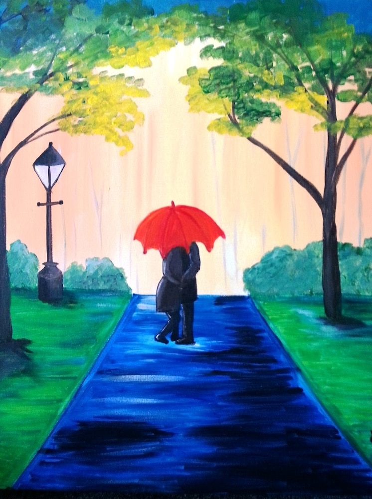 Mass Ave Paint Party - Rainy Day Romance