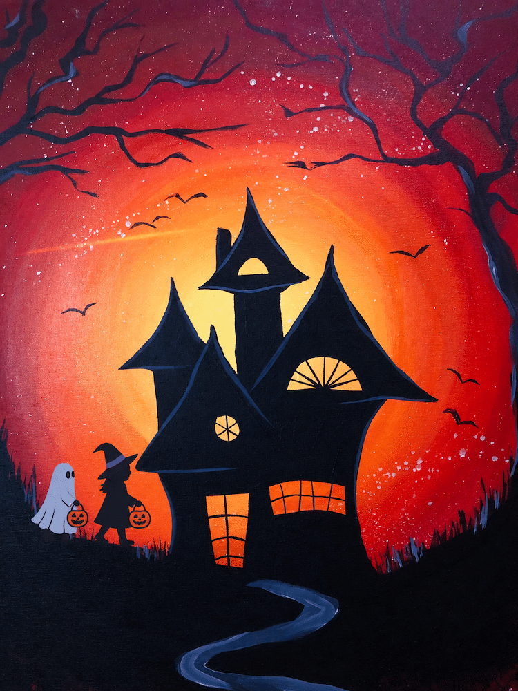 Mass Ave Paint Party - Trick or Treat
