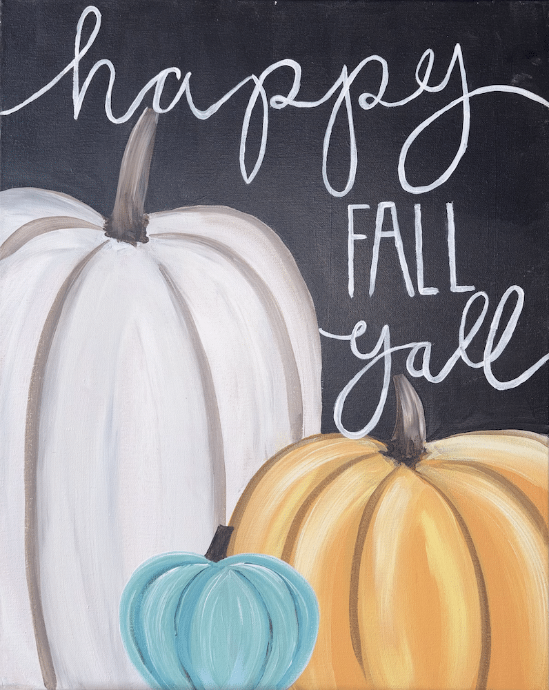 Mass Ave Paint Party - Happy Fall Y'all!