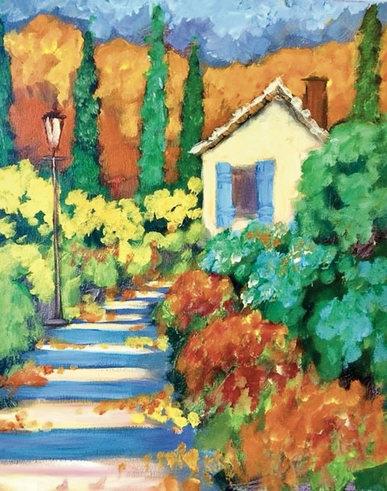 fall colors of the cottage