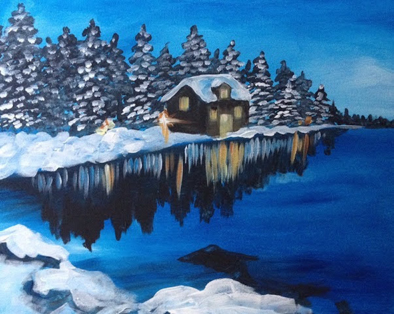 Winter by the Lake