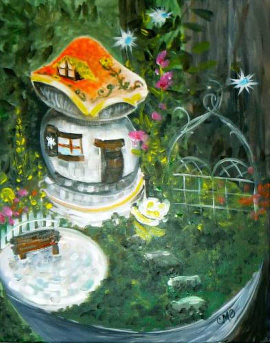 fairy garden painting