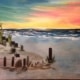 Vivid Sunset Lake Michigan