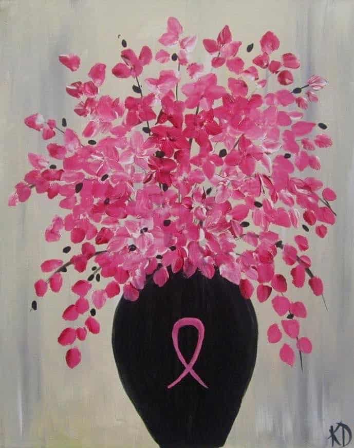 Breast Cancer Awareness Flowers