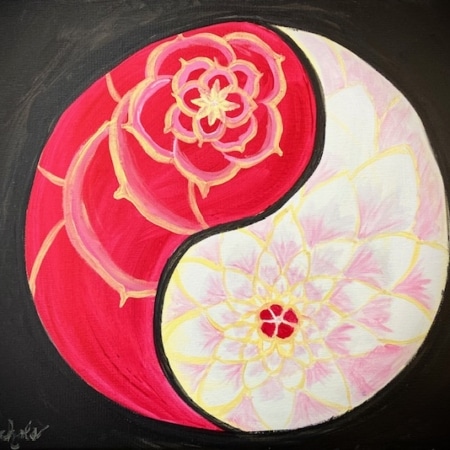 Yin Yang Lotus