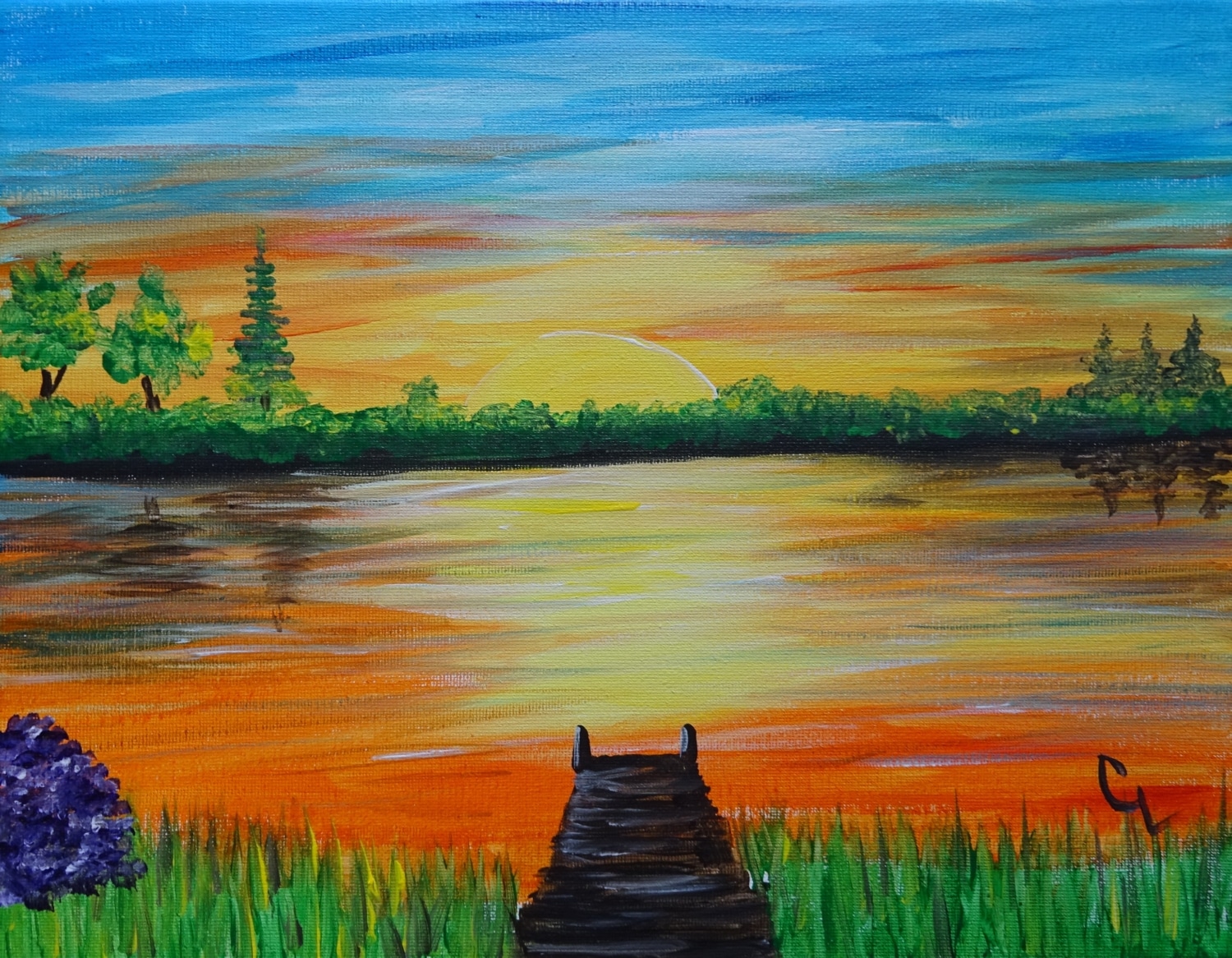 On the River Coffee and Canvas CANCELED Wine and Canvas Kalamazoo