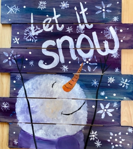 Let it Snow Pallet