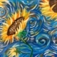 Starry Sunflowers