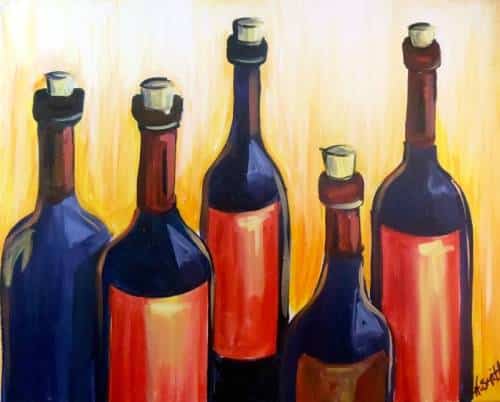5 Wine Bottles