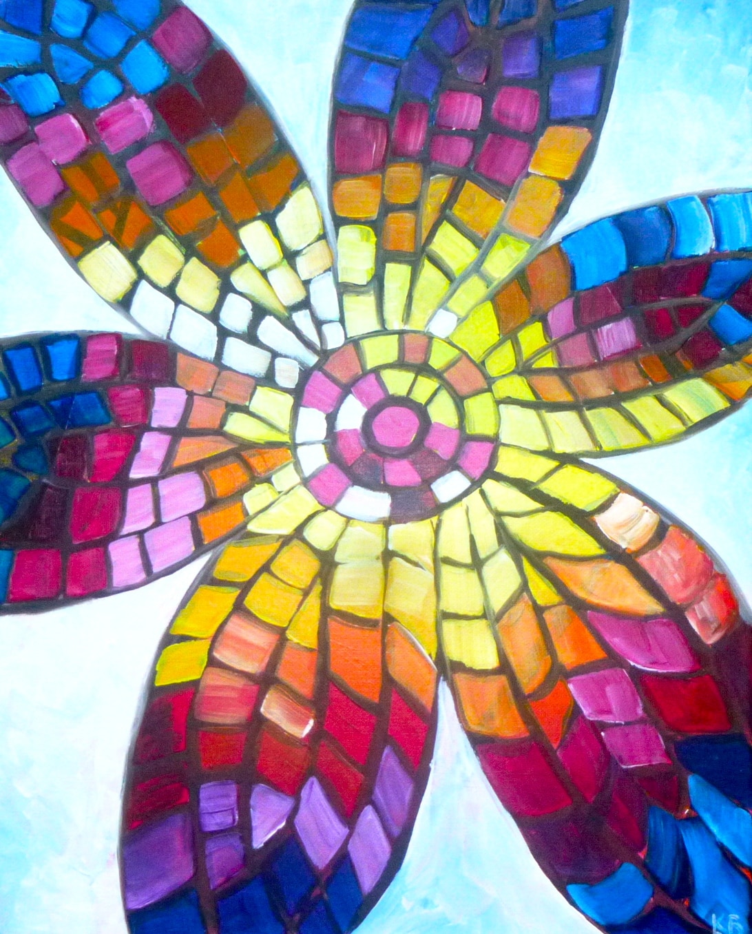 Mosaic Flower