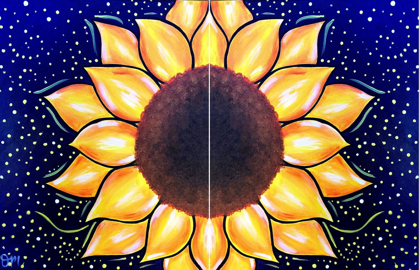 Nighttime Sunflower