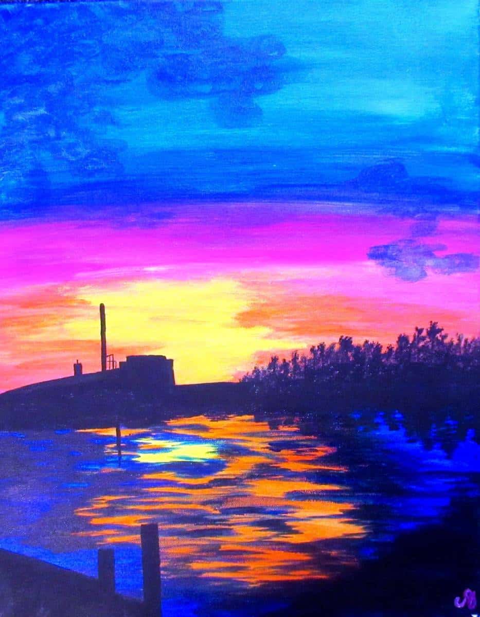 Evening Lake Michigan