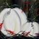White Pumpkins and Bittersweet