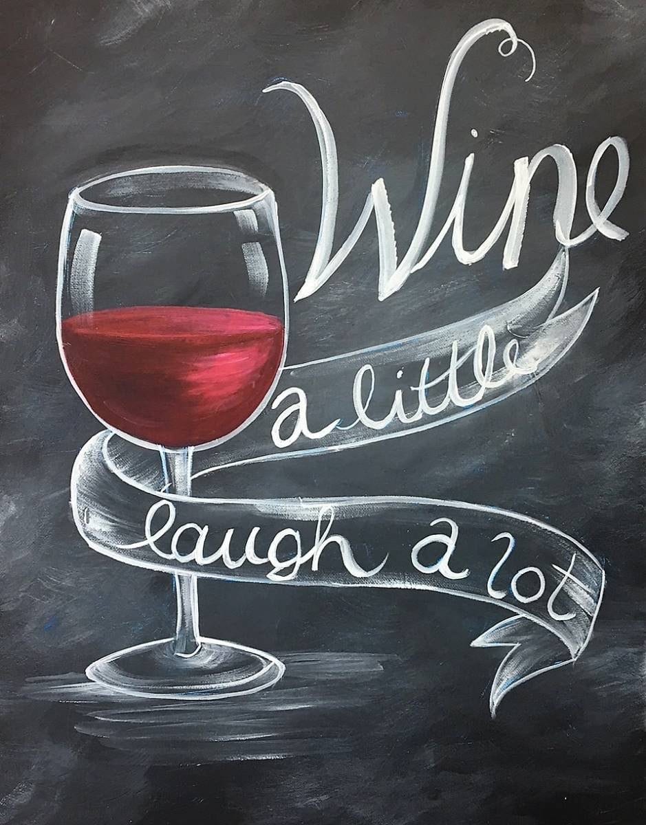 Wine Glass Paint and Sip at The Hoppy Vine Oro Valley