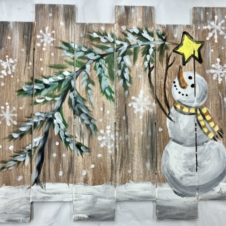 Happy Snowman Pallet