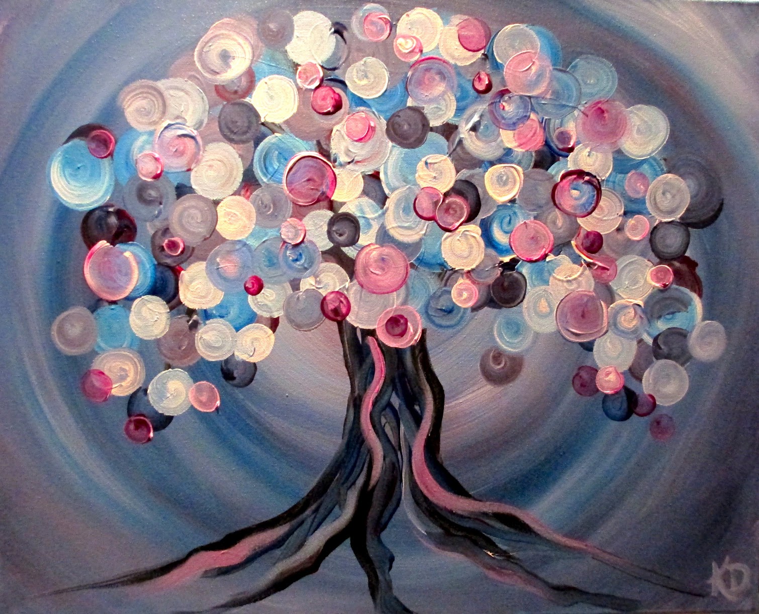 Winter Swirl Tree