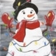 Snowman Lights