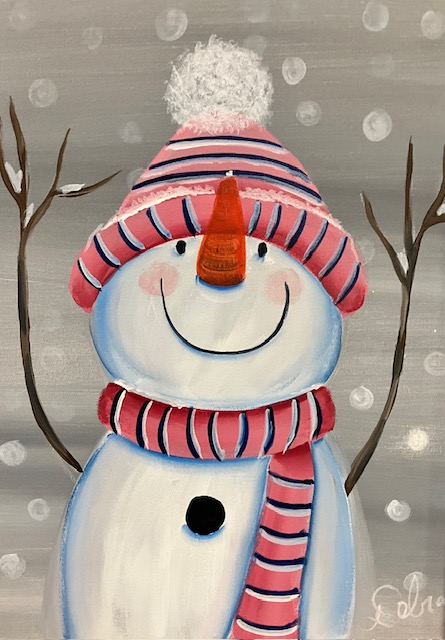 Joy in Winter Snowman