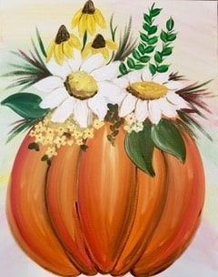 Floral Pumpkin