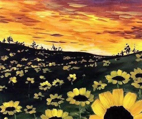 sunflower sunset
