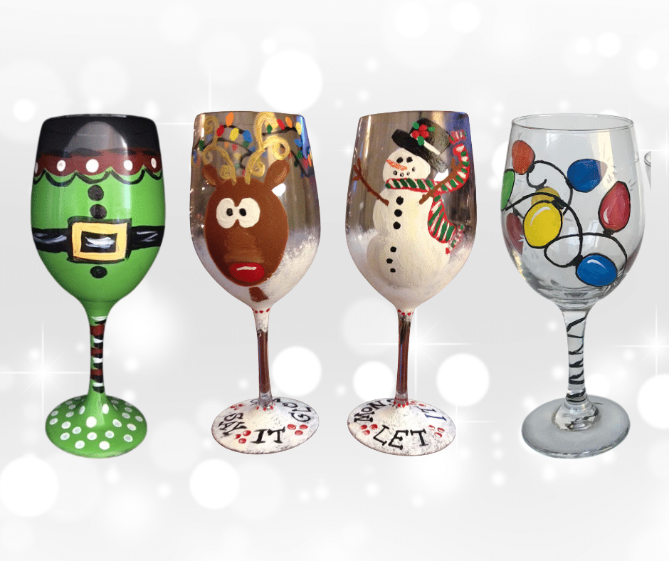 holiday glass painting